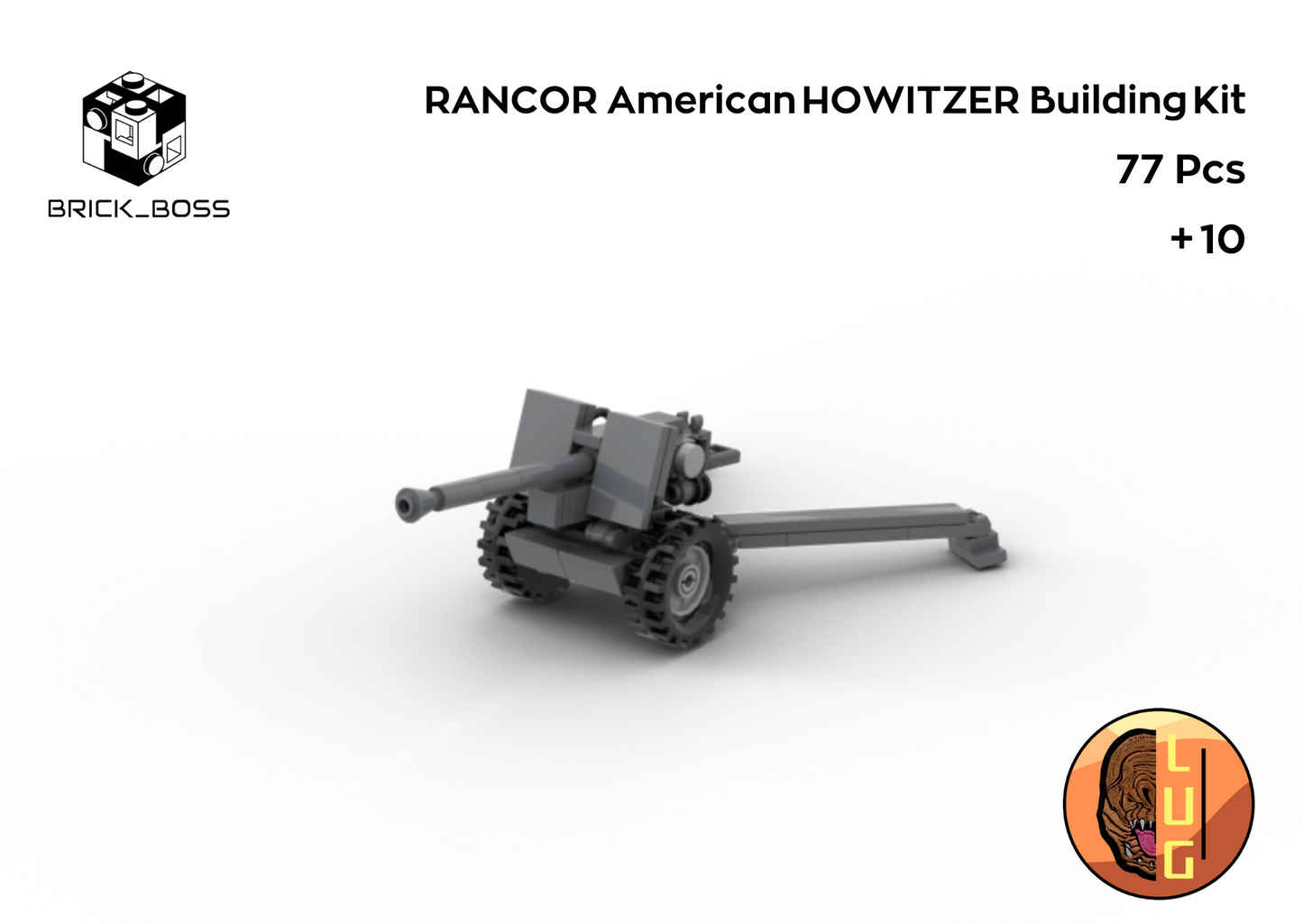Brick_boss American 15mm HOWITZER Cannon