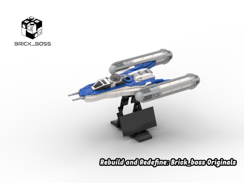 Brick_boss Clone BTL-B Y-WING Bomber (REX)