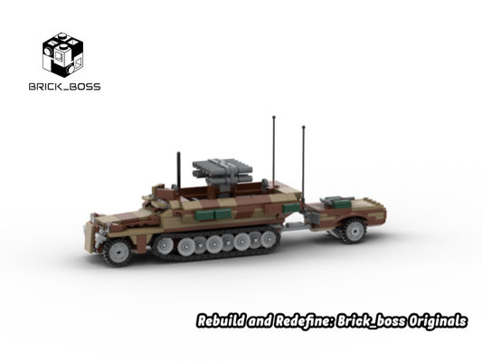 Brick_boss German SDKFZ-251 ARTILLERY 12