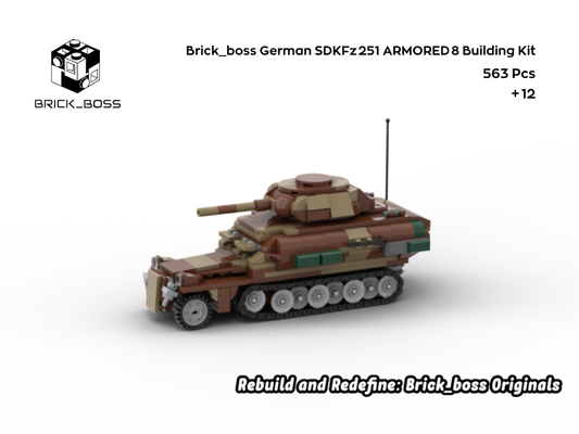 Brick_boss German SDKFZ-251 ARMORED 8