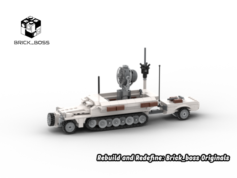 Brick_boss German SDKFZ-251 SPOTLIGHT 3
