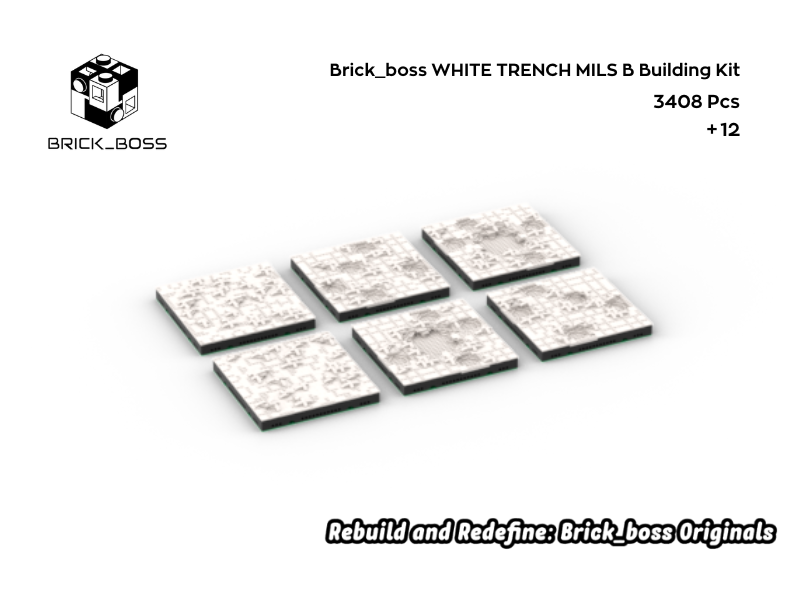 Brick_boss WHITE TRENCH MILS B