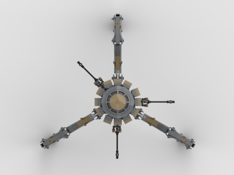 Brick_boss CSI Octupatra Magne Tri-droid Tan